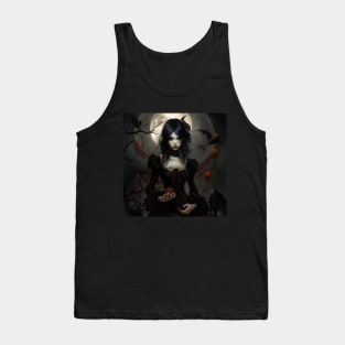Halloween witch girl Tank Top